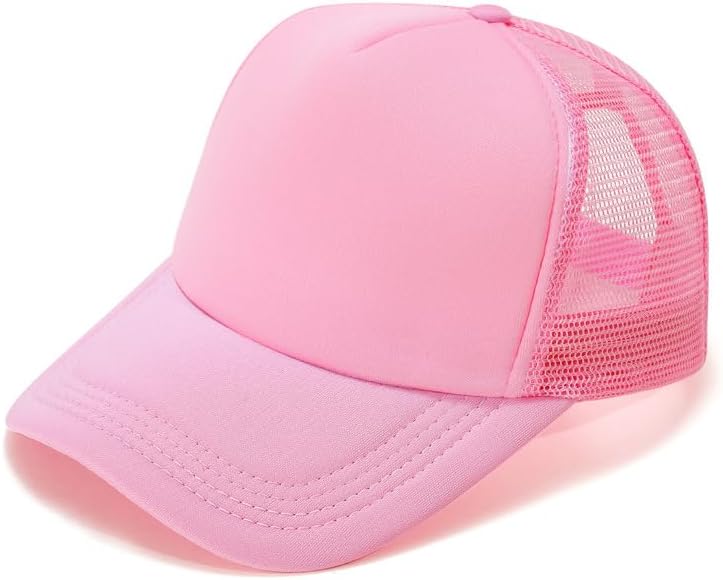FGSS Kids-Girls Trucker-Hat Adjustable-Baseball-Cap Toddler-Boys Outdoor-Summer - Mesh Sun Hats Fit for 2-6 Years - Image 1